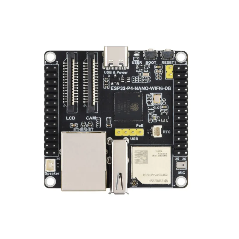 Placa de Desarrollo ESP32-P4-NANO-WIFI6-DB ESP32-P4NRW32X Wi-Fi 6 de Doble Núcleo Bluetooth 5 RISC-V con 16MB de Memoria Flash Integrada