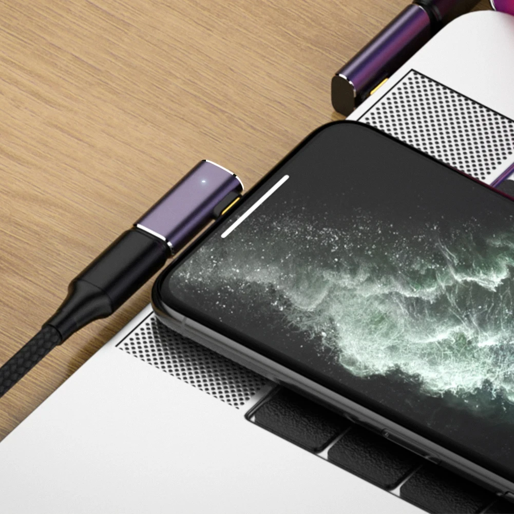 Adaptador OTG tipo C 5A, convertidor de datos de carga rápida de 240W, USB 4,0, 40Gbps, compatible con 8K, 60Hz, USB C, adaptador de codo de 90/180 grados