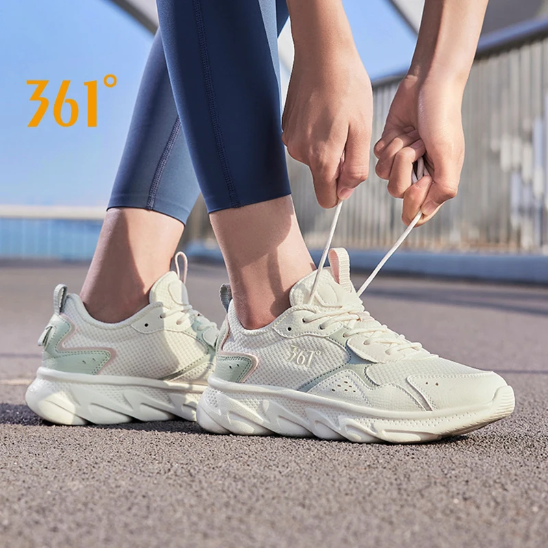 Zapatillas deportivas para correr de 361 grados para mujer, zapatillas ligeras antideslizantes con absorción de golpes, zapatillas de deporte de malla transpirable para chica 682232212