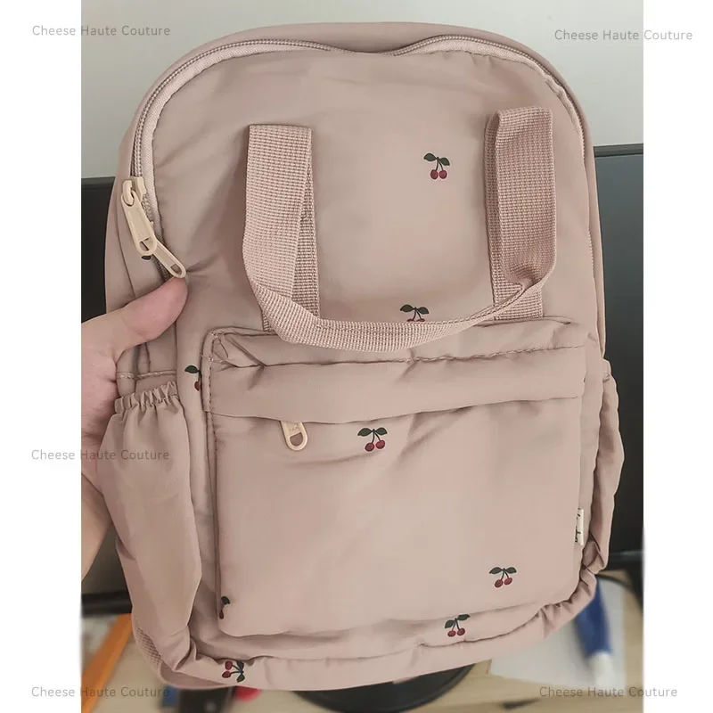Mochila KS para bebé, novedad de 20224, mochila escolar para niños, bolsas de guardería, marca de viaje, mamá, cereza, limón, almacenamiento para niños y niñas