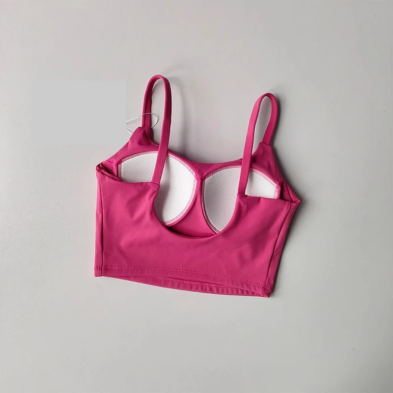 Sujetador deportivo para mujer, push up, acolchado fijo, camisetas push-up, chaleco de fitness, correr, sujetador de gimnasio, yoga, ropa interior deportiva transpirable