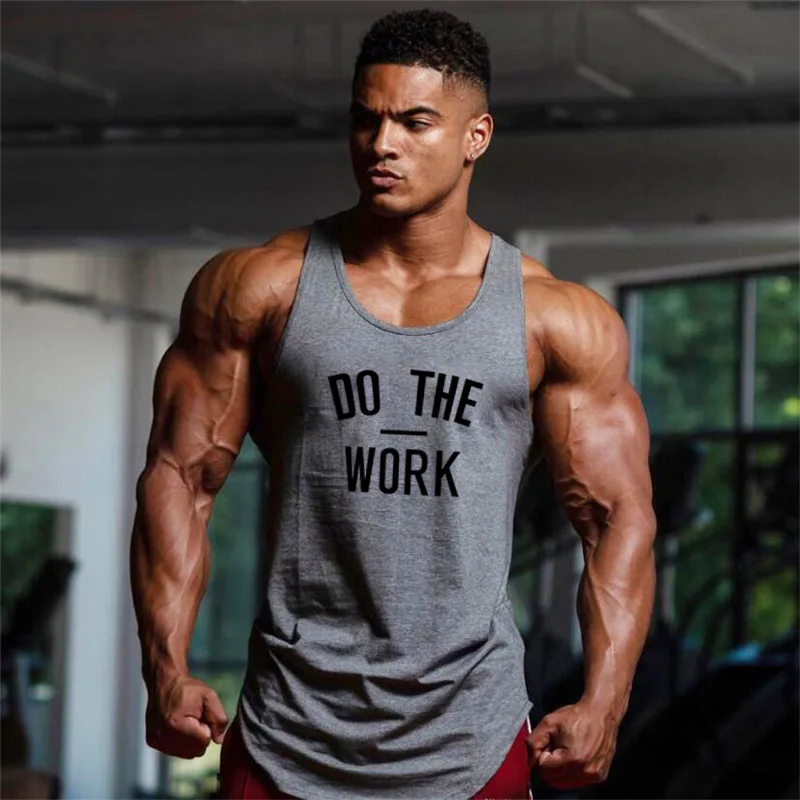 Camisetas de culturismo y Fitness para hombre, ropa sin mangas de algodón de verano, camisetas sin mangas para entrenamiento muscular, chalecos deportivos transpirables para gimnasio y correr