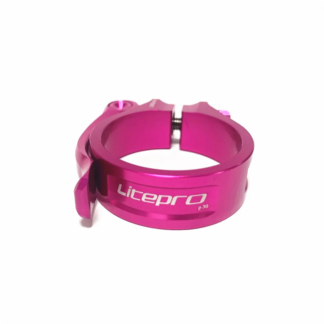 JKLapin-Tubo de cabeza de eje de titanio para bicicleta, abrazadera de Tubo Estándar de liberación rápida de 40MM, Clip de tubo de cabeza de pájaro, hebilla de tubo estándar P30
