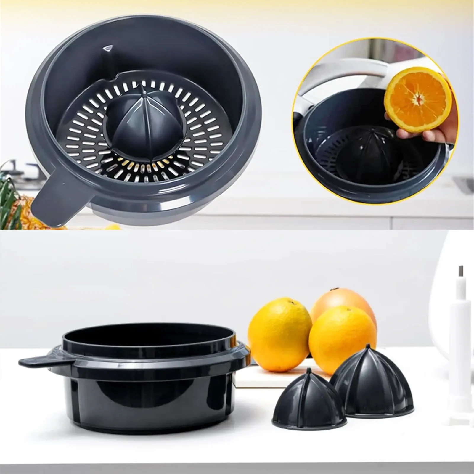 Exprimidor de Cítricos para Thermomix TM6 TM5, prensa física Universal de extracción de zumo de naranja, separación de extracción de zumo puro