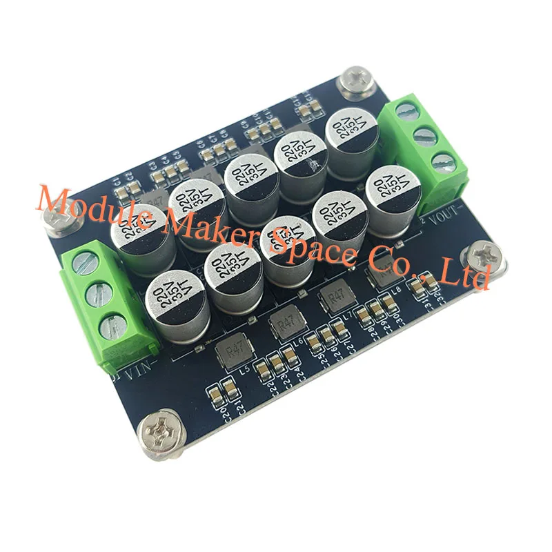 Fuente de alimentación CC Módulo de filtro de paso bajo Supresor de ruido y ondulación para señal ±3V/±5V Filtro de potencia limpia de ancho de banda de 100Hz-100MHz
