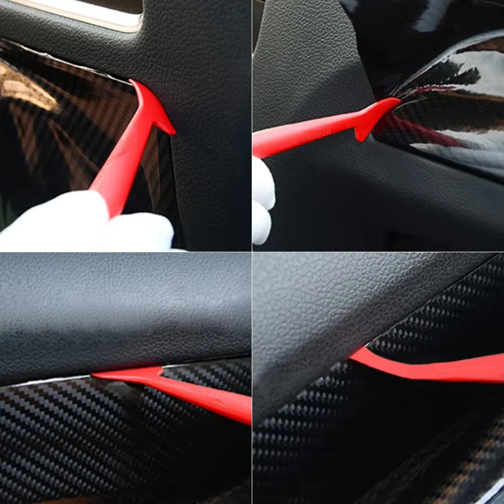 Nuevo Kit de herramientas de instalación de película de tinte de vinilo para coche, raspador de goma, soporte magnético, pegatina para envolver, cuchillo de talla con cuchillas de repuesto