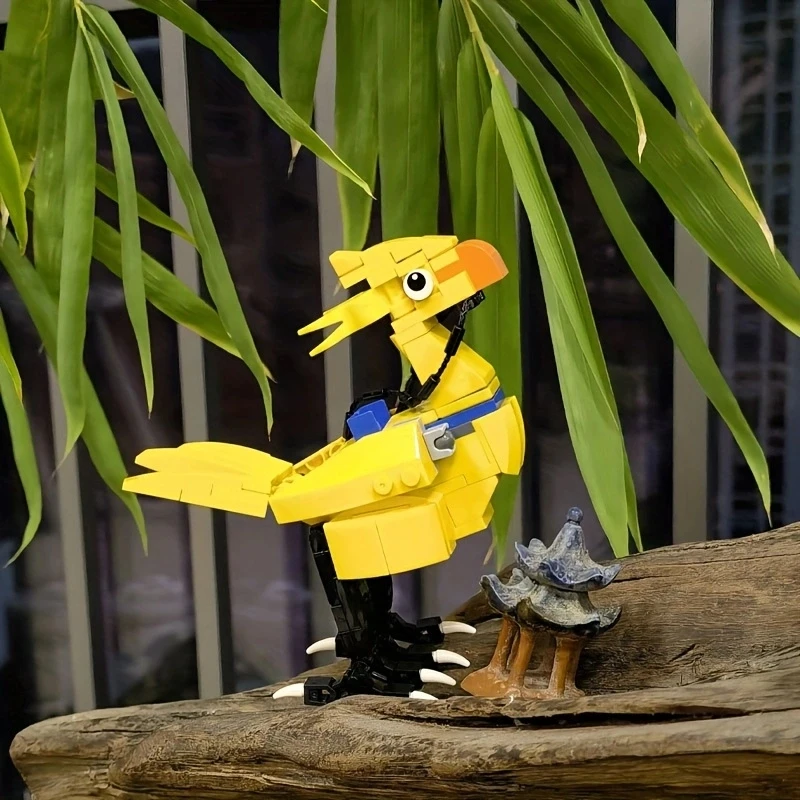 Moc animales Chocoboed juego de bloques de construcción mascota figura de acción Kwehs ladrillos modelo juguete ensamblado regalos de cumpleaños