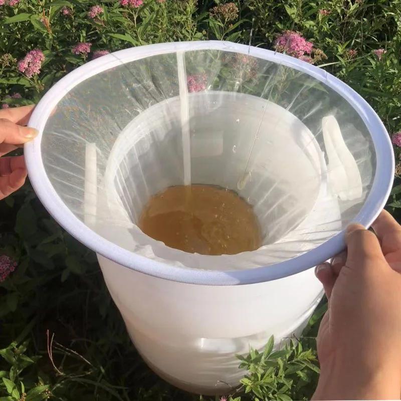 10 Uds coladores de miel apicultura miel filtro de abeja bolsa de malla filtros herramientas de extracción herramienta de apicultura filtro de malla