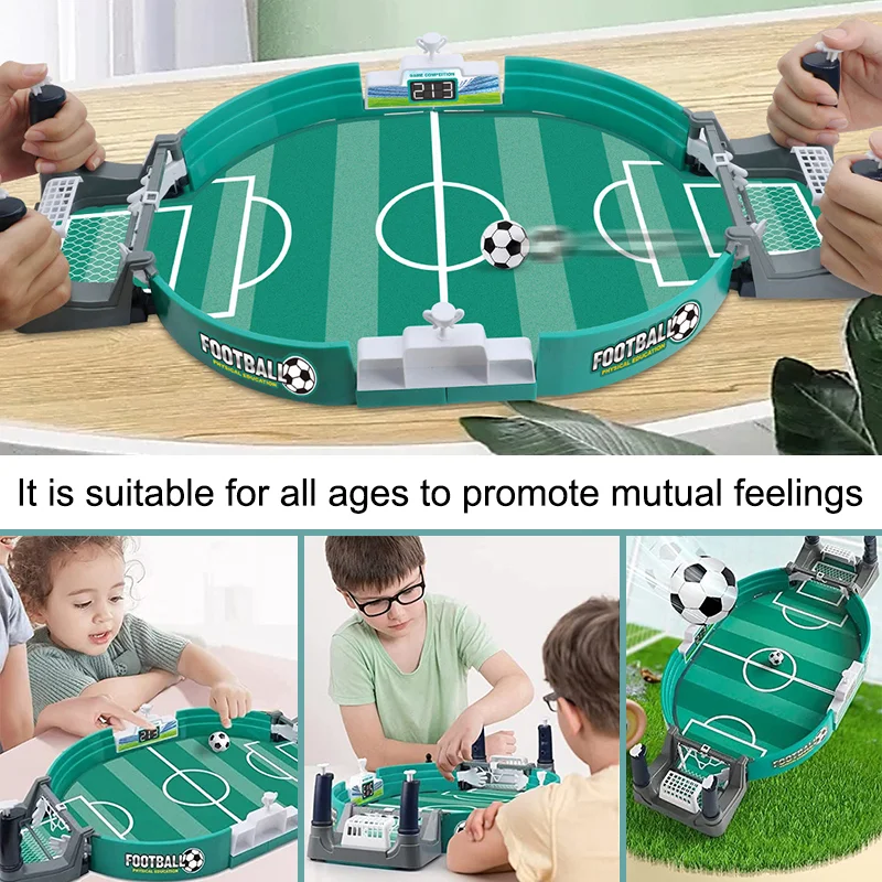 Mesa de fútbol para fiesta familiar, juego de mesa de fútbol, juguetes interactivos de escritorio, deporte para niños, juego portátil al aire libre, regalo