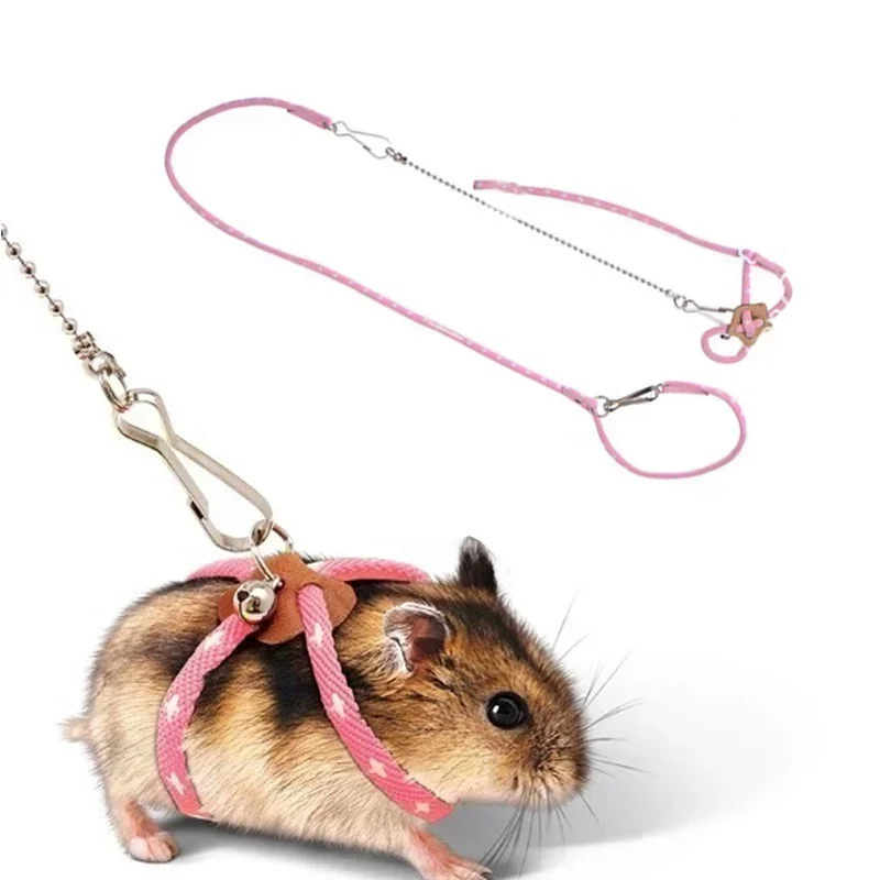 Correa suave ajustable para mascotas pequeñas, pájaro, loro, ratón, hámster, Hurón, rata, cerdo, nueva
