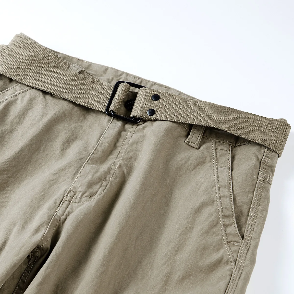 Pantalones Cargo para Hombre 2026, Corte Recto, Algodón Elástico, Pantalón Táctico Militar, para Campamento, Pesca, Trabajo, Casual, Color Caqui