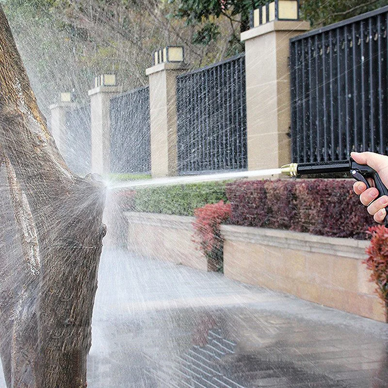Pistola de agua de alta presión para lavado de coches, boquilla de manguera de riego de jardín, rociador de espuma, junta de grifo de agua, conector rápido