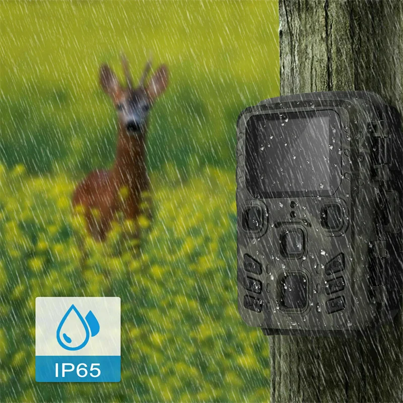 Cámara de Caza Inalámbrica Suntekcam 20MP 1080P, Visión Nocturna, Resistente al Agua IP65, Mini301 para Fauna Silvestre