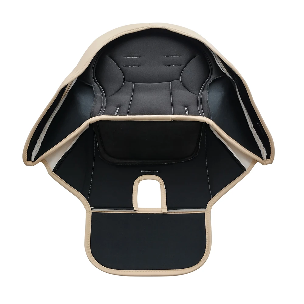 Cojín para asiento de trona de bebé, funda de cuero PU para silla de cena serie Peg perego Tatamia, accesorios para bebé de tamaño personalizado