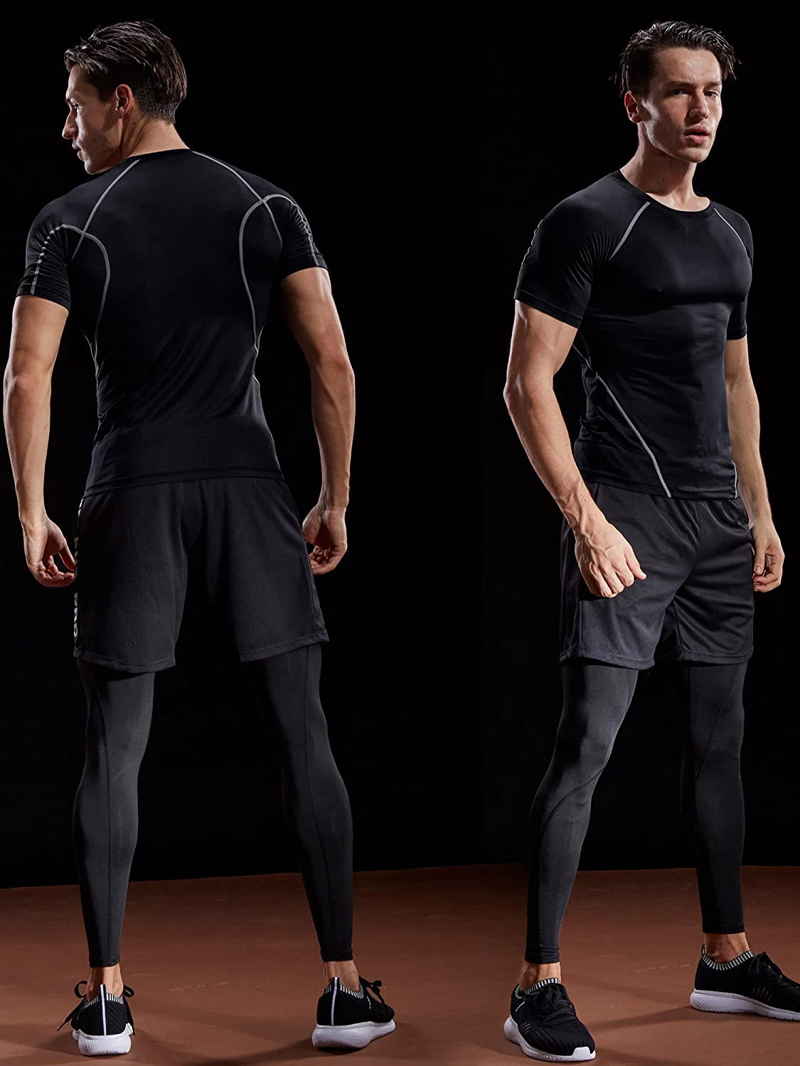 Camiseta de Compresión 2026 para Hombre, Ropa Deportiva de Verano, Camiseta para Correr, Elástica, de Secado Rápido, Camisetas Deportivas, Camisetas para Gimnasio y Entrenamiento