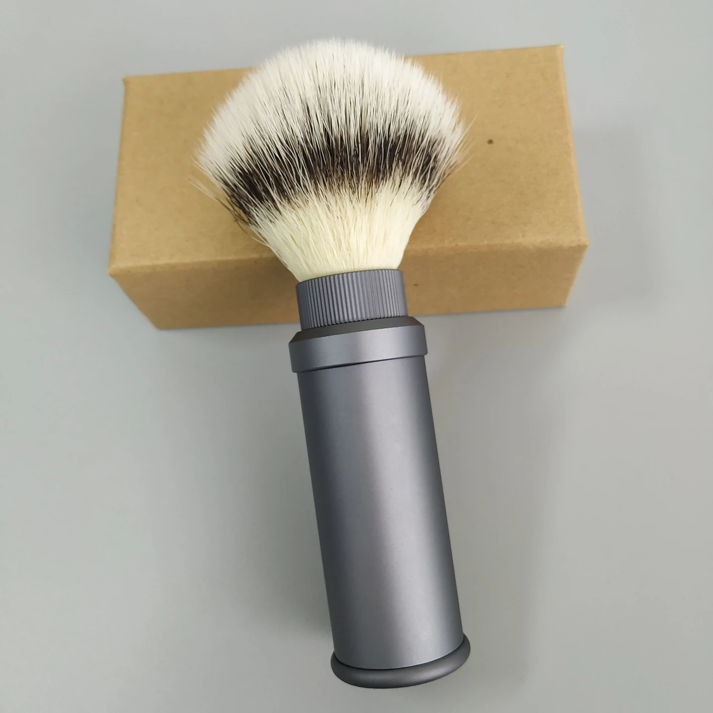 Brocha de Afeitar de Pelo Sintético Dscosmetic Travel CN6 para Hombre, para Afeitado en Húmedo