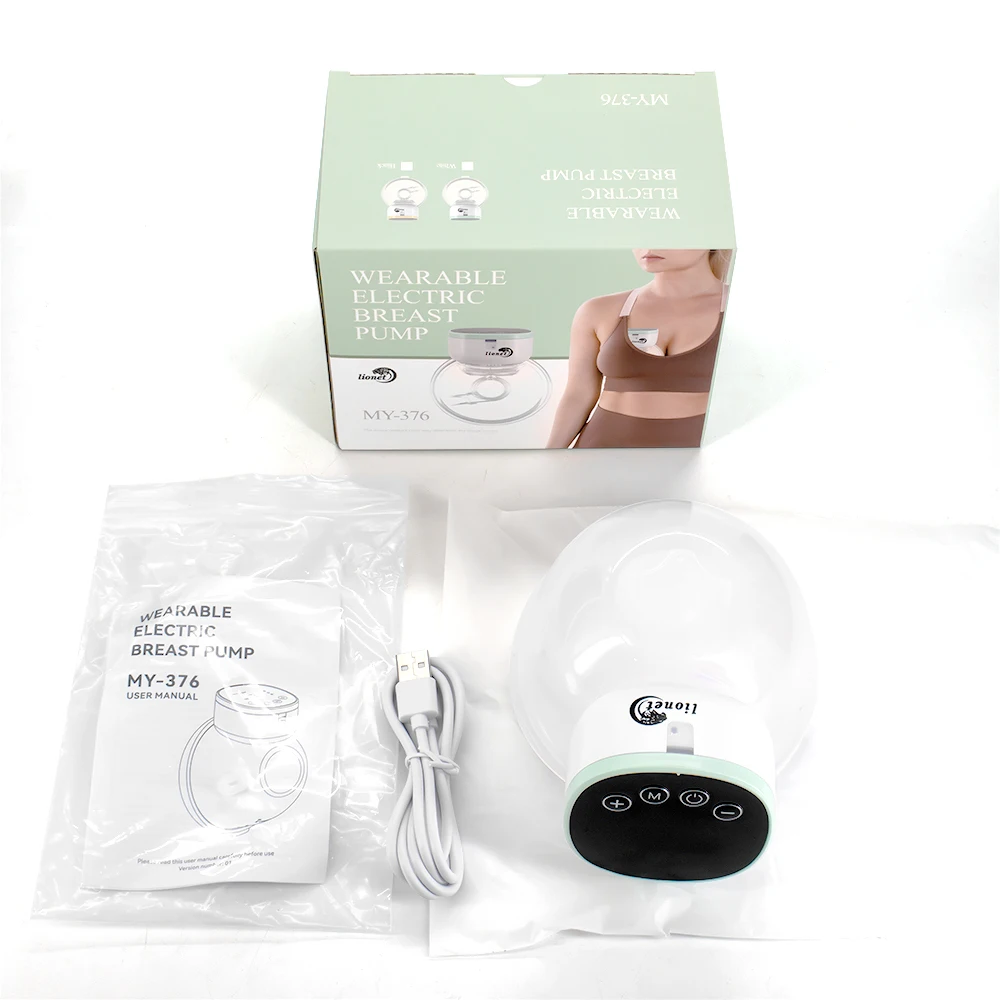 Extractor de leche eléctrico portátil, manos libres, con pantalla LED, anti-reflujo, recargable, herramienta para la lactancia materna.