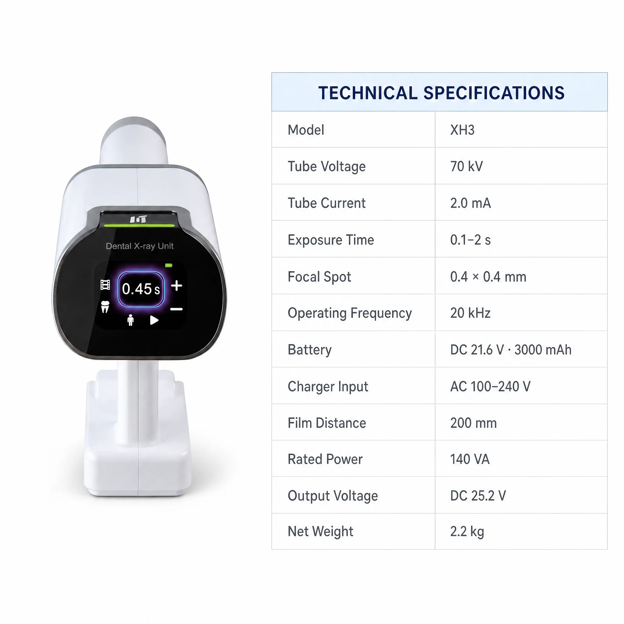 Unidad de Rayos X Dental, Sistema de Imagenología Intraoral Digital RVG, Máquina de Rayos X Portátil para Clínica Dental