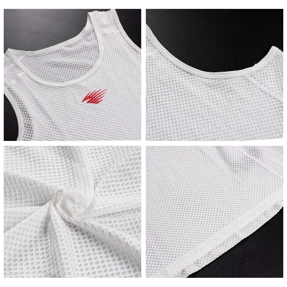 RION-Camiseta sin mangas para hombre, chaleco transpirable de secado rápido para ciclismo, camisetas activas para Fitness, gimnasio, camisas masculinas de verano
