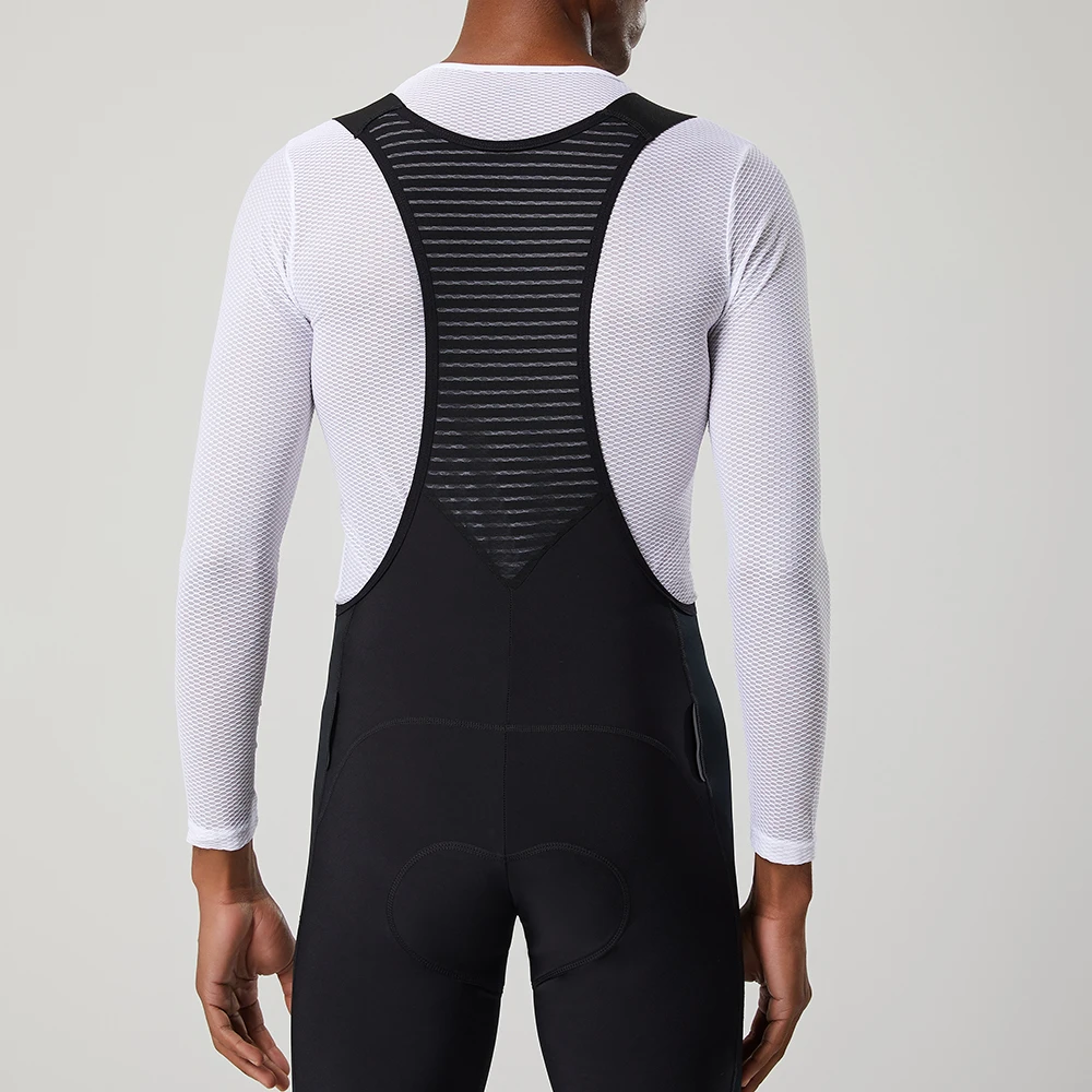 Ykywbike-medias térmicas de lana para ciclismo para hombre, medias con pechera para bicicleta de montaña Ykk con cremallera, equipo profesional, acolchado de Gel, pantalones largos para ciclismo de montaña