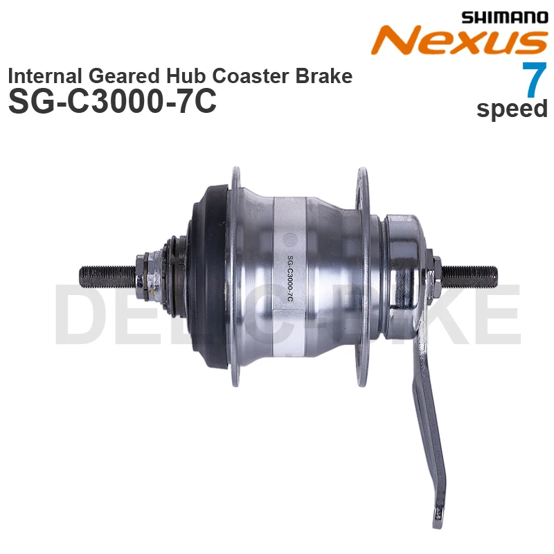 SHIMANO-SG-C3000-7C de cubo de engranaje interno NEXUS, SG-C3001-7C y palanca de cambio, SL-7S30, piezas originales de 7 velocidades