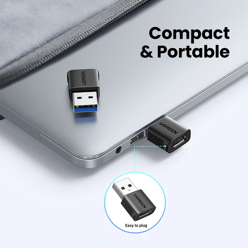 UGREEN USB 3,1 tipo C OTG adaptador USB A macho a USB C hembra convertidores de Cable para Macbook Samsung S10 Huawei USB a tipo c OTG