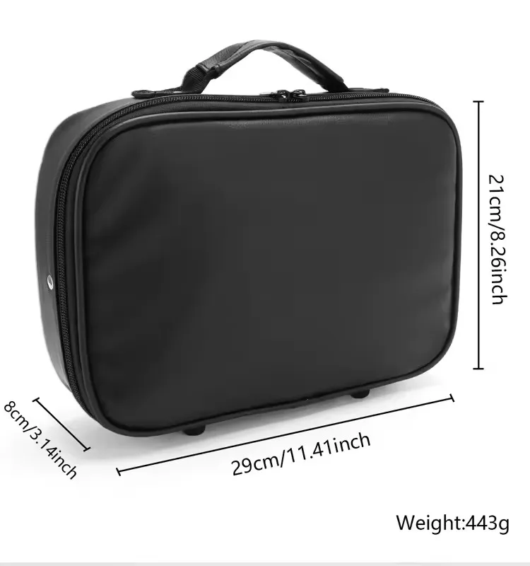 Bolsa de Almacenamiento para Herramientas de Peluquería, Bolsa para Tijeras, Estuche de Transporte para Belleza, Caja de Maquillaje Portátil, Bolsa Organizadora para Productos de Belleza y Peluquería