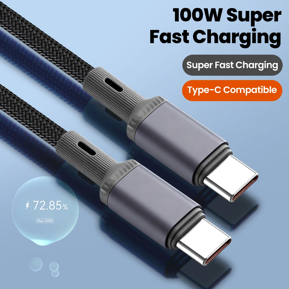 PD 10W Cable de carga rápida tipo C a tipo C codo USB C cargador rápido para iPhone 17 15 Samsung Xiaomi Huawei iPad transferencia de datos