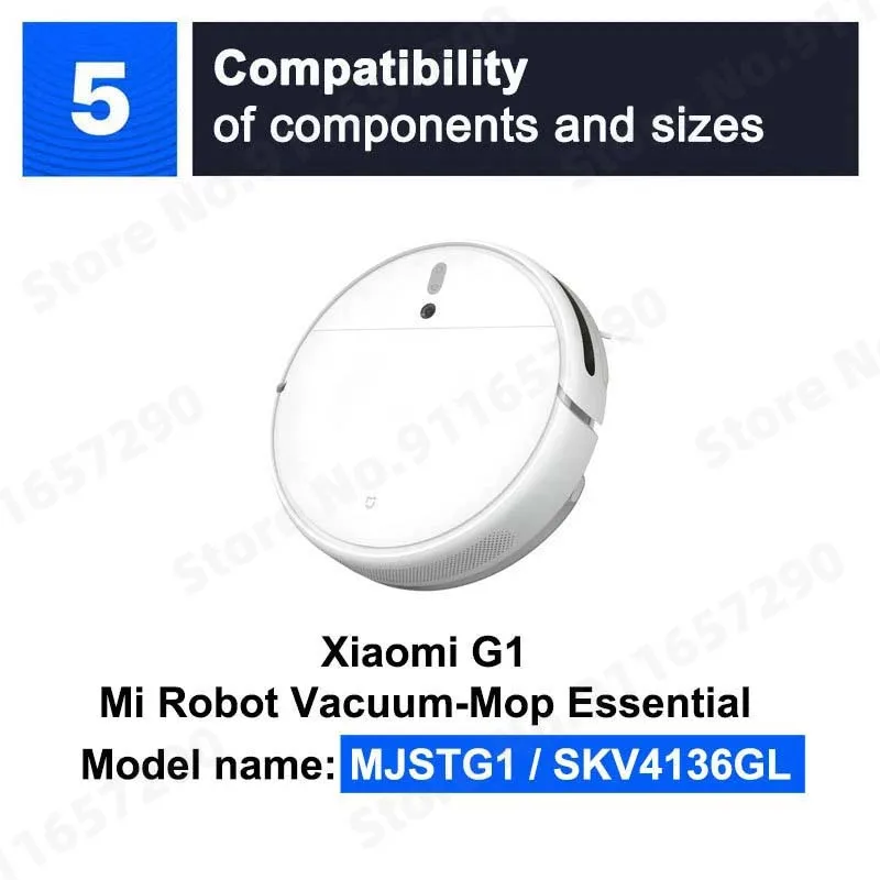 Para Xiaomi G1 Mi Robot aspirador-mopa filtro Hepa esencial Robot repuestos de aspiradora Cepillo Lateral principal paños de fregona Accesorios