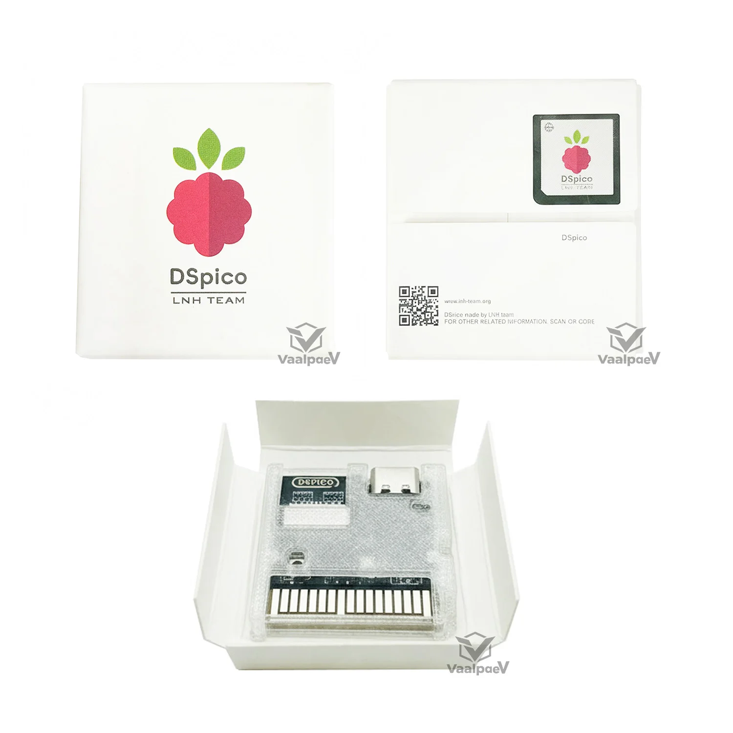 2-10PCS DSpico para Consolas NDS NDSL DSi 3DS, una Alternativa a la Tarjeta R4 con MCU RP2040 Integrado y Puerto USB-C Mejorado