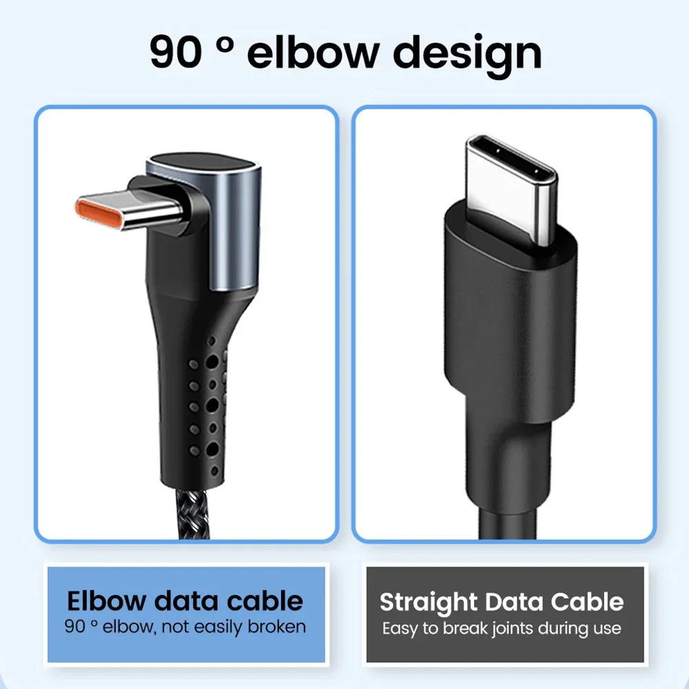 Cable USB C corto, cable tipo C de 25cm/30cm, cable de datos USB tipo C de carga rápida para iPhone 15, Xiaomi, batería externa, cable para teléfono.