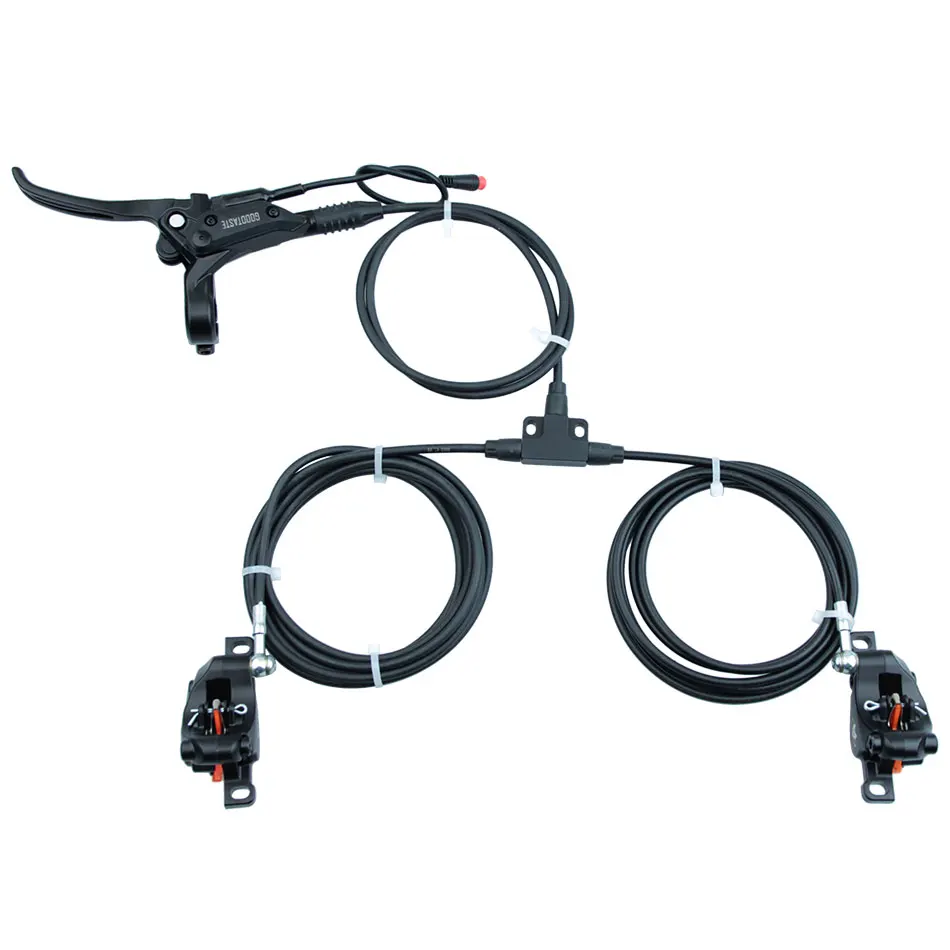 GT0307N-triciclo eléctrico para bicicleta de montaña, ciclomotor eléctrico ATV, Rotor izquierdo y derecho, disco de apagado hidráulico, freno doble, tres eslabones, uno a través de dos, hecho a medida