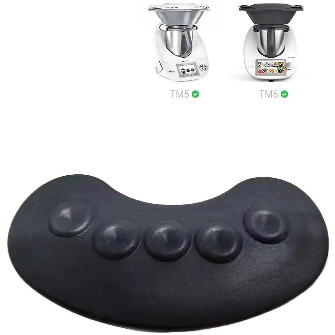 Acoplador para Vervork Thermomix TM5/TM6/TM31 Junta de sellado de orificio de conexión de olla de contacto de goma