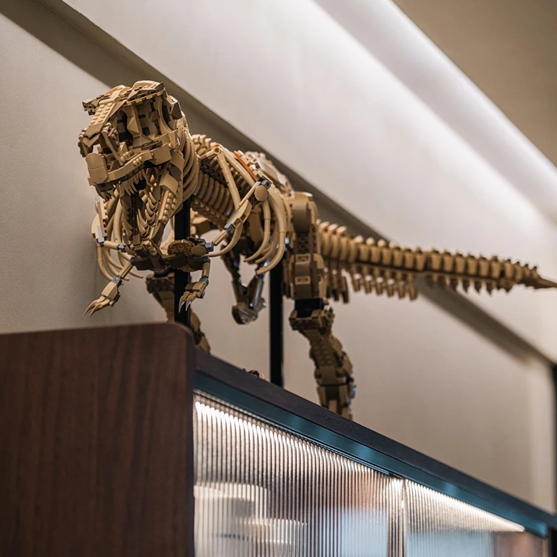 Set de Construcción de Bloques de Arquitectura de Dinosaurios para Decoración de Habitaciones, 3145 Piezas, Modelo de Ladrillos para Adultos, Regalos de Cumpleaños y Navidad
