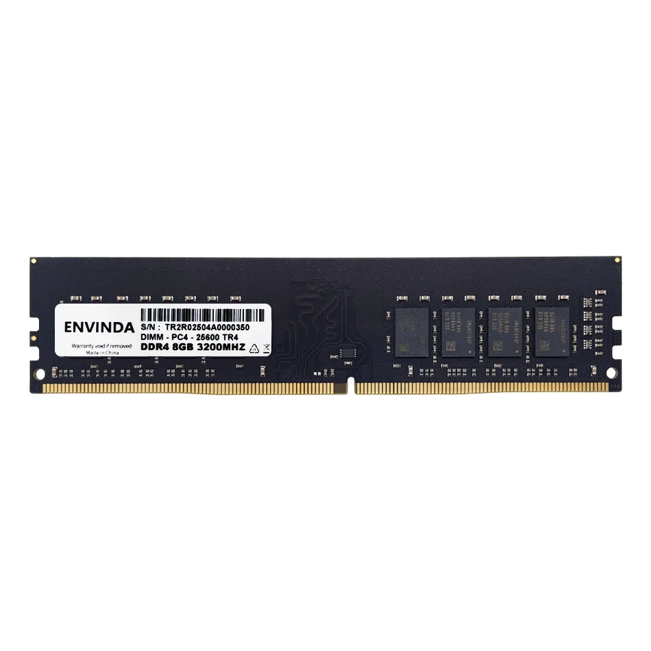 Memoria RAM para PC ENVINDA DDR4, 8GB, 16GB, 3200MHz, DIMM, Memoria para ordenador de escritorio, sin soporte, placa base AMD