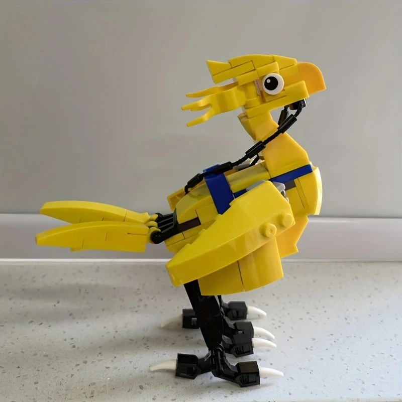 Moc animales Chocoboed juego de bloques de construcción mascota figura de acción Kwehs ladrillos modelo juguete ensamblado regalos de cumpleaños