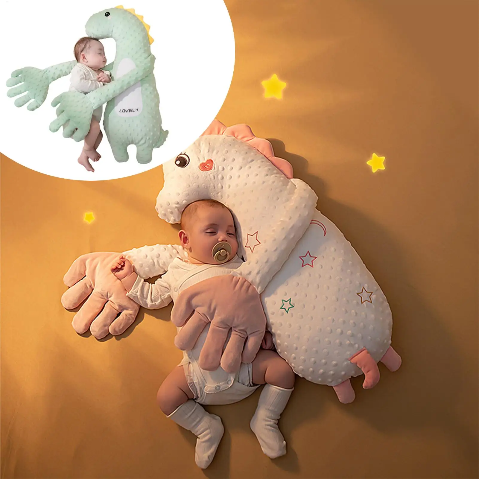 Bebé calmante palma dibujos animados Control remoto reconfortante mano 3 engranajes ajustable compañero muñeca bebé inicio prevención ayuda para dormir