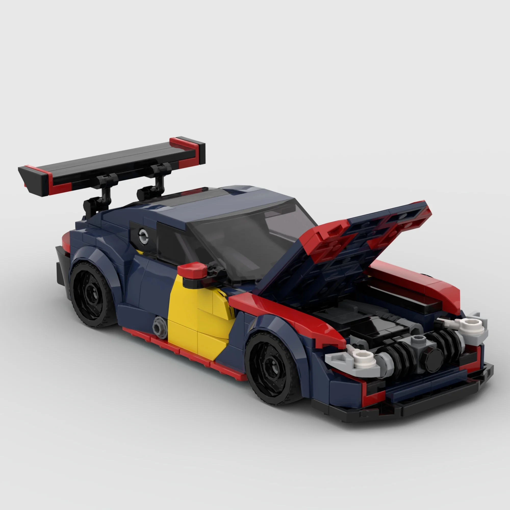 Bloques de Construcción del Superauto Técnico GT3 MOC-258495, Modelo de Auto Deportivo de Carreras Verstappen, Ladrillos de Ensamblaje, Juguetes para Adultos, Regalos