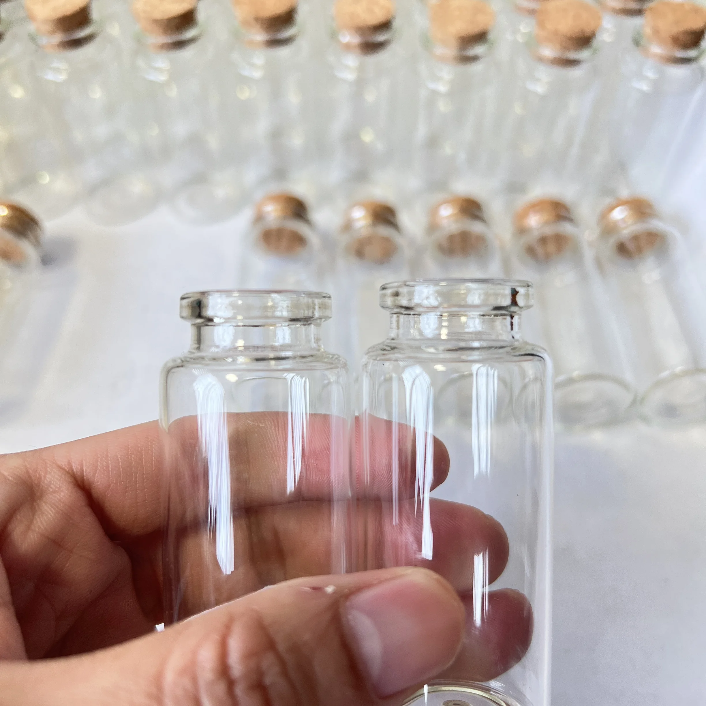 15/36/56 Uds 30x70mm 30ml frascos de vidrio corcho pequeñas botellas de tubo de ensayo Mini contenedores transparentes DIY recuerdos de boda botella de deseos