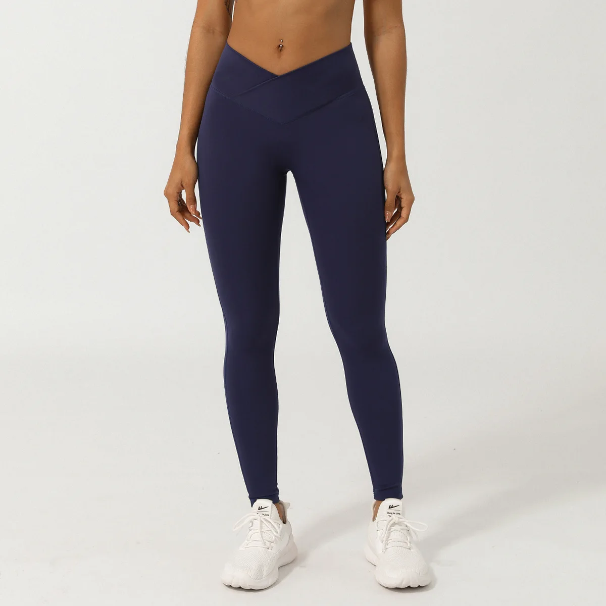 Mallas deportivas para mujer, mallas de cintura alta, pantalones elásticos sexis para Yoga, entrenamiento, correr, gimnasio, mallas transpirables de secado rápido para mujer