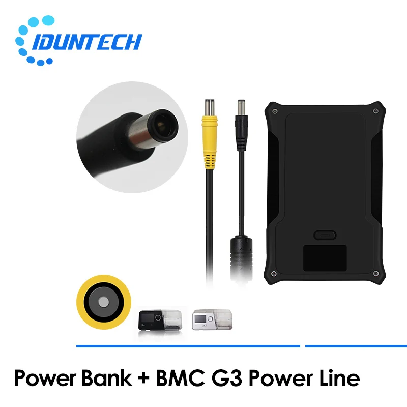 BMC-máquina APAP CPAP para paquete de batería, 24V, 5A, para GII E-20C, G2S, A20, viaje, avión, tren, vehículo, vacaciones