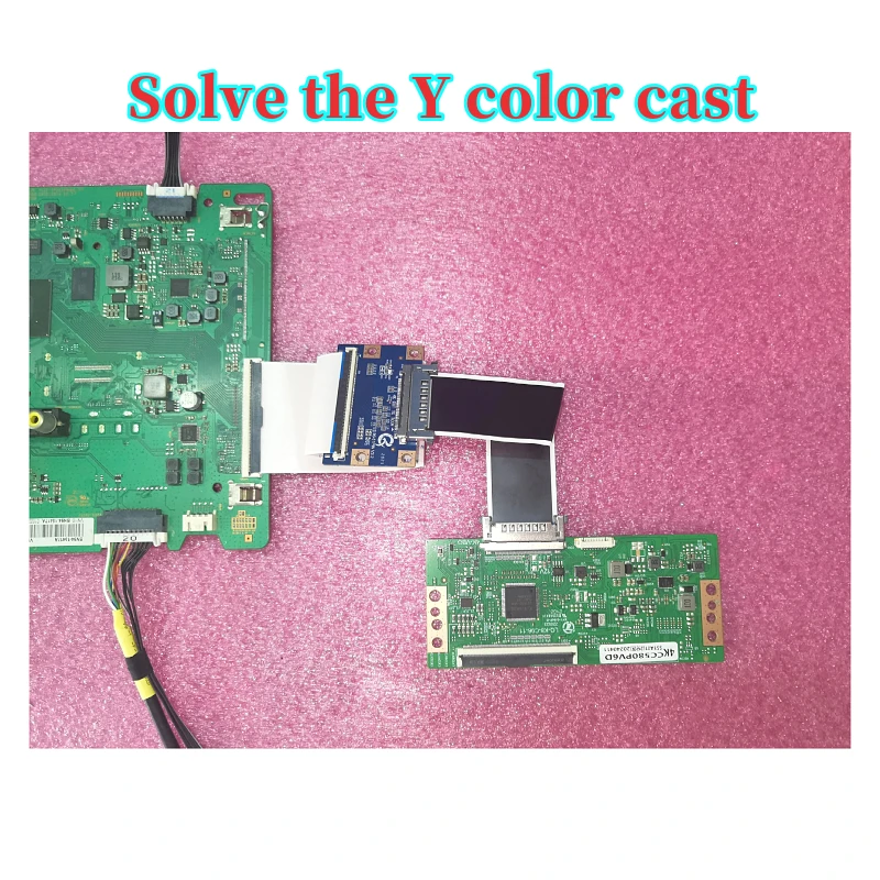 50TU7000/58TU7000/70TU7000/8000 resuelve el problema de la distorsión del color Y y del cable grueso, y viene con un conjunto completo de