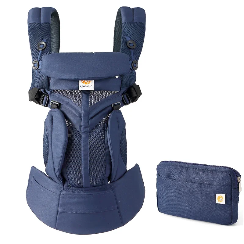 Egobaby 360 Omni portabebés de algodón transpirable ergonómico mochilas soporte hombro cintura cinturón Sling tirantes