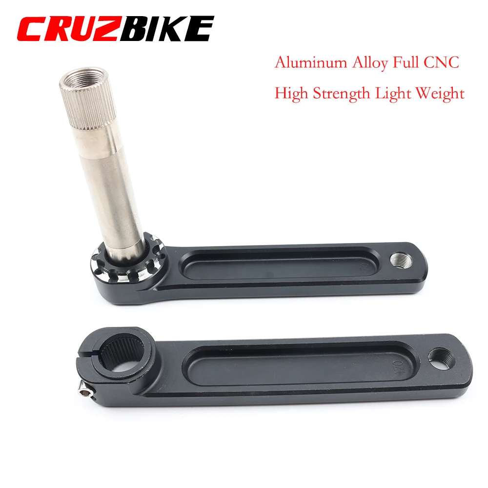 Platos y bielas CRUZbike para bicicleta de carretera, manivela de 155/160/165/170/172,5/175mm, doble plato de 9/10/11/12 velocidades con soporte inferior