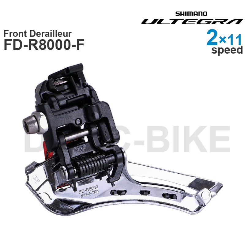 SHIMANO ULTEGRA R8000 2x11v Desviador Delantero FD-R8000-F FD-R8000-B Piezas para Bicicleta de Carretera - 2x11 velocidades Original