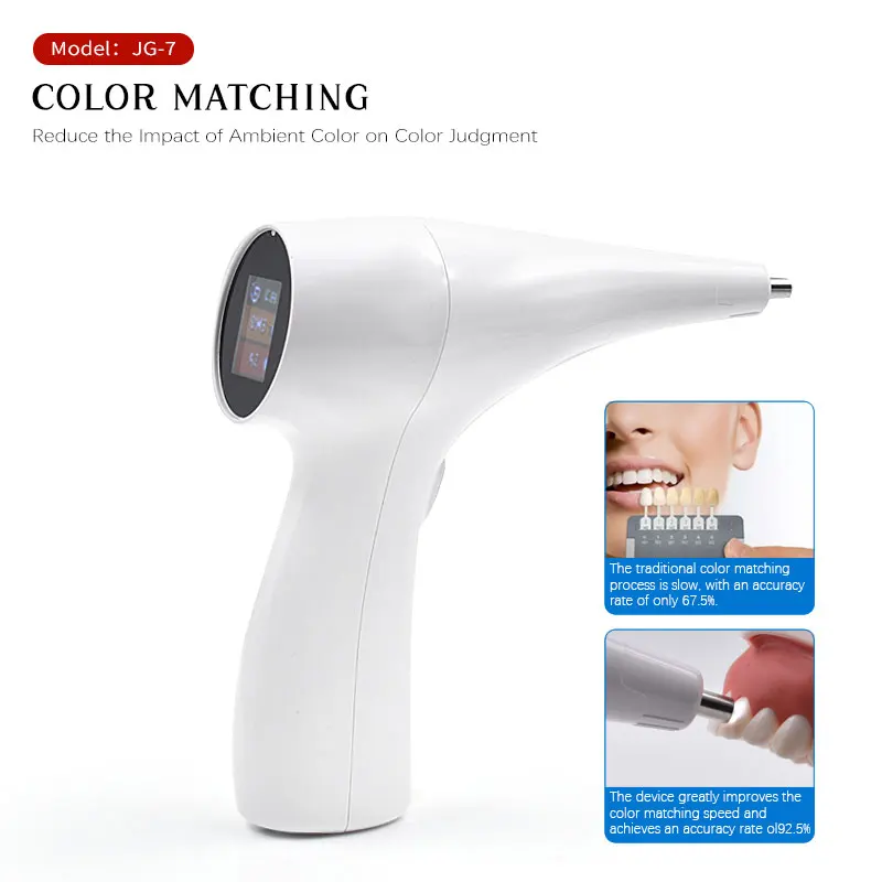 Comparador de Color Dental JUMTOP, Corrector de guía de sombra Digital de alta precisión de combinación rápida para blanqueamiento Dental