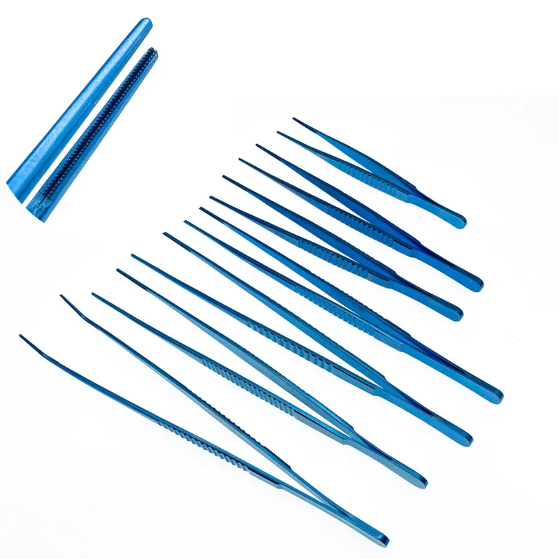 Alicates vasculares atumáticos, pinzas para disección cardíaca, instrumentos microquirúrgicos de titanio