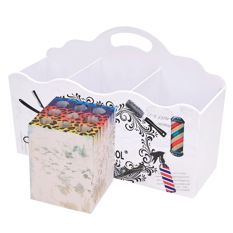 Soporte de almacenamiento de tijeras de peluquería para barbería, tocador extraíble, peine para el pelo, organizador de Clip, herramienta de peluquero de salón de moda