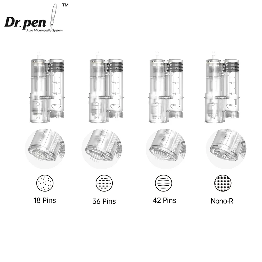 Caja de 10 Cartuchos para Dr. Pen H6, Agujas para Derma Pen H6, Cartucho de Microagujas para Infusión de Suero, Longitud 0.25mm