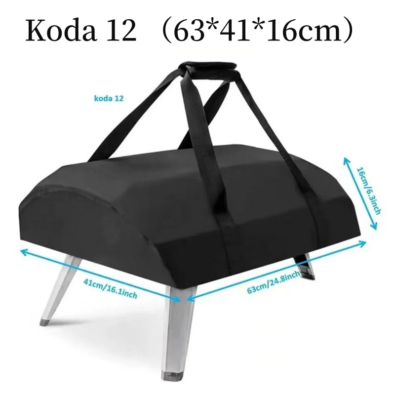 Funda para Horno de Pizza 210D Compatible con Ooni Koda 12 16, Protector Solar para Exteriores, a Prueba de Polvo, Impermeable, Funda para Parrilla, Accesorios para Barbacoa